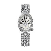 Reine de Naples 8928 33x24.9mm, Mother of Pearl Dial, Automatic Movement, 18k White Gold Diamond Watch