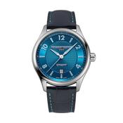 Limited Edition Classics  Runabout 42mm, Blue Dial, Automatic Movement, Stainless Steel Case, Leather Strap Watch