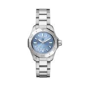 Aquaracer Professional 200 30mm, Blue Dial, Quartz Movement, Steel Case, Steel Bracelet Watch