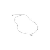 Emelie White Gold Plated Necklace