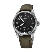 Big Crown Propilot Big Date 41mm Black Dial Automatic Green Textile Strap Watch