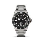 Pelagos 42mm Black Dial Titanium Bracelet Watch