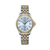 DS Action Lady Diamonds 34.5mm Blue Dial Quartz Gold Plated Watch