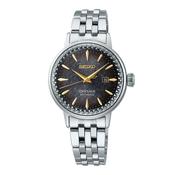 LIMITED EDITION Cocktail Time Star Bar Presage 30mm, Black Dial, Automatic Movement, Stainless Steel Watch
