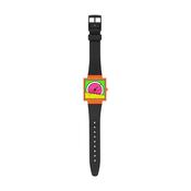 Break Time 41.8mm Multicolour Silicone Strap Quartz Watch