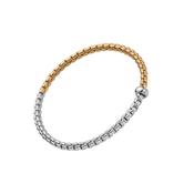 18k White Gold and Yellow Gold Flex'It Bracelet - Eka Collection