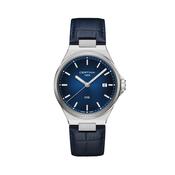 DS-7 41mm Blue Dial Quartz Leather Strap Watch