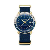 Astronaut 41mm Blue Dial Automatic Textile Strap Watch