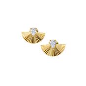 Celene 18K Yellow Gold Vermeil Stud Earrings