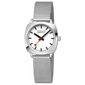 Pettite Cushion 31mm White Dial Quartz Movement Stainlees Steel Watch