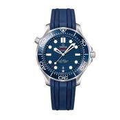 Seamaster Diver 300M  42mm Blue Dial Rubber Bracelet Watch