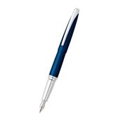 Fountain ATX Translucent Blue Lacquer Medium Pen
