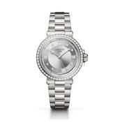 Marine 33.8mm Diamond-Set Dial &amp; Bezel Automatic Stainless Steel Watch