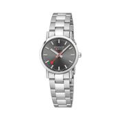 Classic Grey Dial 30mm Quartz Stainless Steel Watch