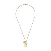 Envelope Pendant Gold Plated Necklace image