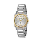 G-Flat 24mm Silver Dial Diamond Quartz Stainless Steel Bracelet Watch image