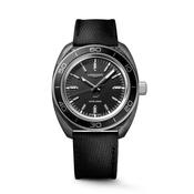 Ultra-Chron Carbon 43mm Black Dial Automatic Carbon and Titanium Case Fabric Strap Watch image