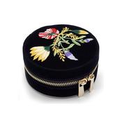 Zoe Round Zip Case Jewellery Box Indigo