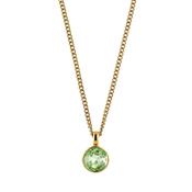 Ette Gold Tone Crystal Pendant Necklace Green image