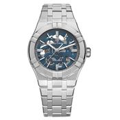 Aikon Skeleton 39mm Blue Dial Automatic Stainless Steel Bracelet Watch