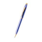 Century II 24K Yellow Gold Plated Lavender Lacquer Black Medium Ballpoint Pen