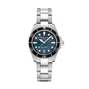 DS Action 34.5mm Blue MOP Dial Quartz Movement Stainless Steel Bracelet Watch