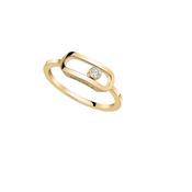 18K Yellow Gold Diamod Move Uno Gold LM Ring image