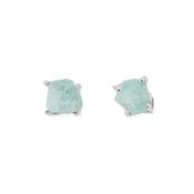 Harmony Sterling Silver Amazonite Stud Earrings
