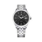 1975 40mm Black Dial Automatic Stainless Steel Bracelet Watch
