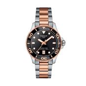 Seaster 1000 36mm Black Dial Quartz Stainless Steel Bracelet Watch image