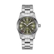 Khaki Field 42mm Green Dial Automatic Stainless Steel Bracelet Watch image