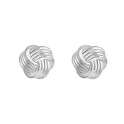 Sterling Silver Knot Stud Earrings image