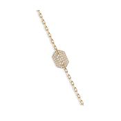 Petite My Way 18K Yellow Gold Diamonds Bracelet image