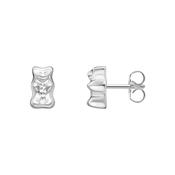 Sterling Silver Haribo Gummy Bear Stud Earrings image