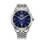Rolan 41mm Blue Dial Eco-Drive Stainless Steel Bracelet Watch