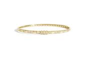 18K Yellow Gold Diamonds Reptile Bracelet image