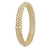 Panorama 18k Yellow Gold Diamonds Flex It Bracelet image