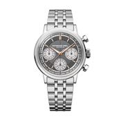 Millesime Tri-Compax Chronograph 39mm Anthracoite Dial Automatic Stainless Steel Bracelet Watch