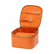 Maria Zip Jewellery Cube - Tangerine