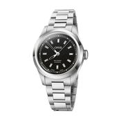 Big Crown Diamonds 34mm Black Dial Automatic Stainless Steel Bracelet Watch image