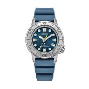 Promaster Diver 37mm Blue Dial Eco-Drive Blue Silicone Strap Watch
