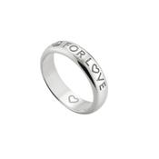 Blind For Love 5mm Sterling Silver Ring Size 15