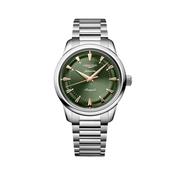 Conquest Heritage 40mm Green Dial Automatic Stainless Steel Bracelet Watch image