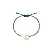 9k Yellow Gold Bracelet Fil Palmier Vert Or Jaune Bracelet