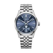 Freelancer Complere Calendar 40mm Blue Dial Automatic Stainless Steel Bracelet Watch