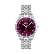 Graceful 36mm Purple Dial Quartz Stainless Steel Bracelet Bracelet Watch