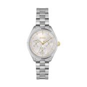 Sage Sport 34mm White Dial Quartz Stainless Steel Bracelet Watch