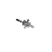 Junie Yellow Gold Plated Cubic Zirconia Ring Size 7