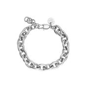 Pace/B Silver Tone Chunky Chain Bracelet