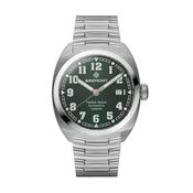 Terra Nova Date 40.5mm Green Dial Automatic Stainless Steel Bracelet Watch